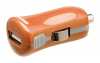 USB autós töltő: 2,1 A, USB A aljzat   12 V-os szivargyújtó-csatlakozó, narancssárga