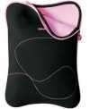 PORT 15-16 (140189) DELHI SKIN PINK, netbook skin (fekete; pink díszitő varrással) ( Élettartam )