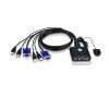 ATEN CPU Switch-2PC USB+kábel gombos ( 1 év )