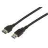 USB 3.0 kabel A male - A female 3.00 m