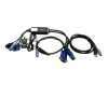 ATEN KVM switch 2PC PS/2 + USB + kábel