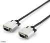 Equip 118862 VGA kábel HD15 apa/apa, duplán árnyékolt, 5m