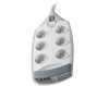 Eloszt� t�lfesz.v�d� 6-os DIN 2m-es vezet�kkel Belkin SurgeMaster (2 �
