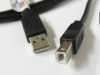 Kolink USB 2.0 ö.kábel A/B, 3m fekete ( 1 év gar.)