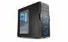 Sharkoon Sz�m�t�g�ph�z - T28 (fekete; k�k bels�; ATX,mATX; als� t�p; 3x120mm v.; 1xUSB3.0, 3xUSB, I/O Acryl)